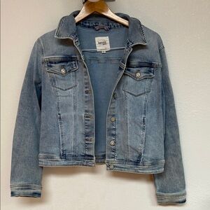 Kensie Light Blue Jean Jacket Vintage luxe